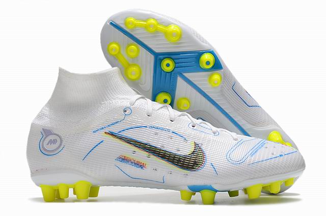 Nike Superfly 8 Elite Cleats White Blue Black Green-3